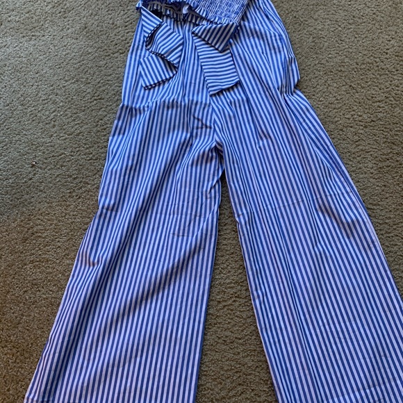 Blue & White striped Jumper - Picture 3 of 3